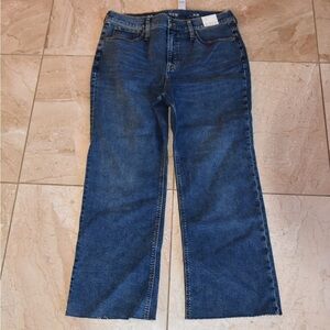 J. Crew Slim Demi boot Blue Women's Jeans denim size 33